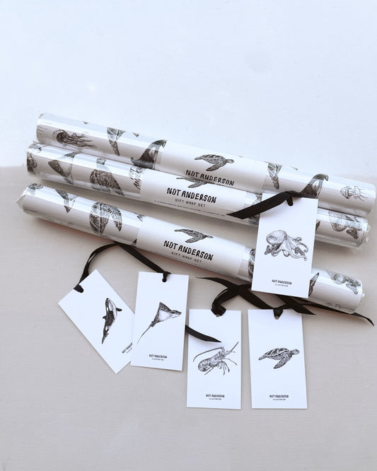 Ocean Gift Wrap Set